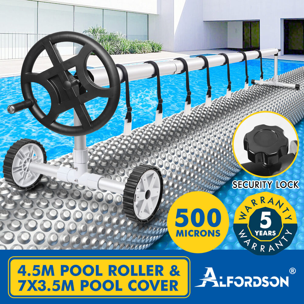 ALFORDSON Pool Cover 500 Micron Solar Blanket Roller Isothermal Swimming Set - Picture 109 of 311