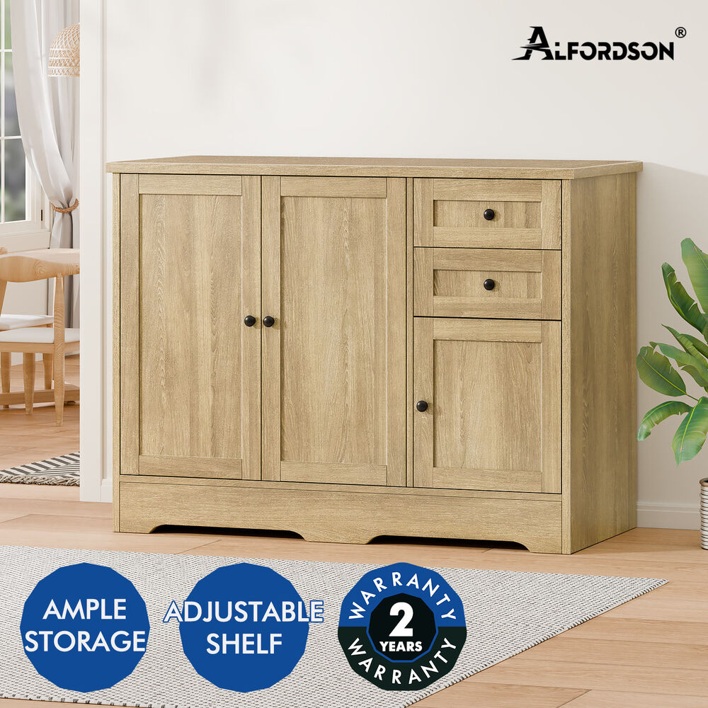 ALFORDSON Buffet Sideboard Cupboard Cabinet Storage Kitchen Hallway Doors Drawer - Picture 85 of 240