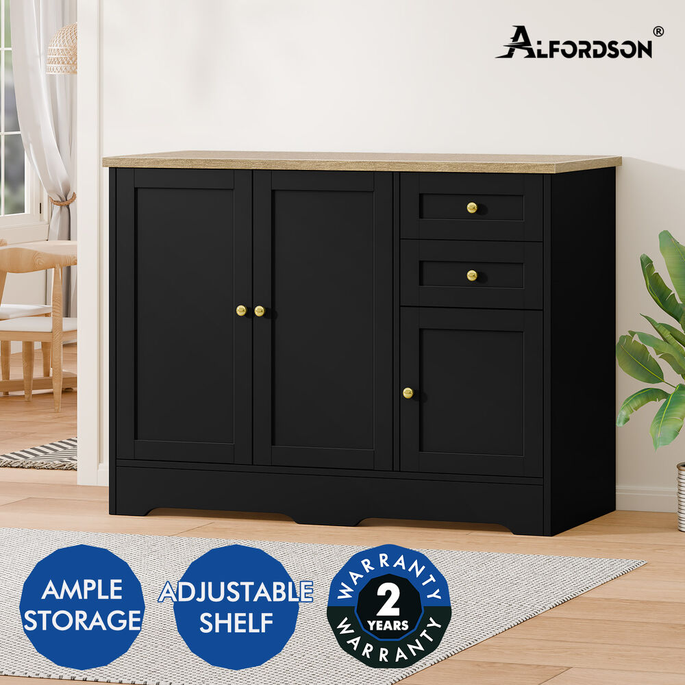 ALFORDSON Buffet Sideboard Cupboard Cabinet Storage Kitchen Hallway Doors Drawer - Picture 97 of 240
