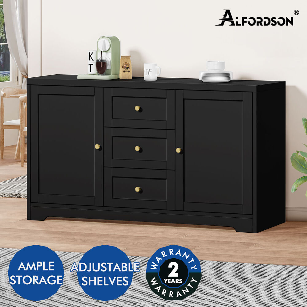 ALFORDSON Buffet Sideboard Cupboard Cabinet Storage Kitchen Hallway Doors Drawer - Picture 193 of 240