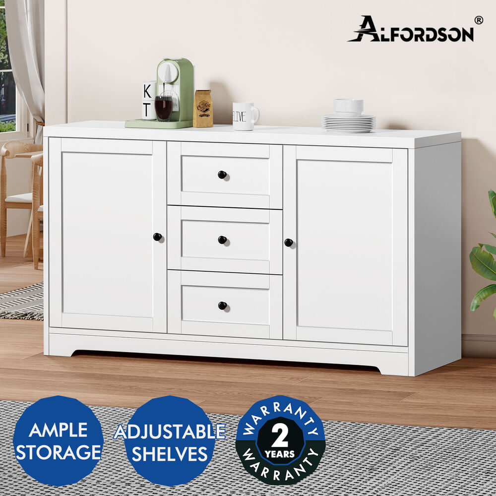 ALFORDSON Buffet Sideboard Cupboard Cabinet Storage Kitchen Hallway Doors Drawer - Picture 205 of 240