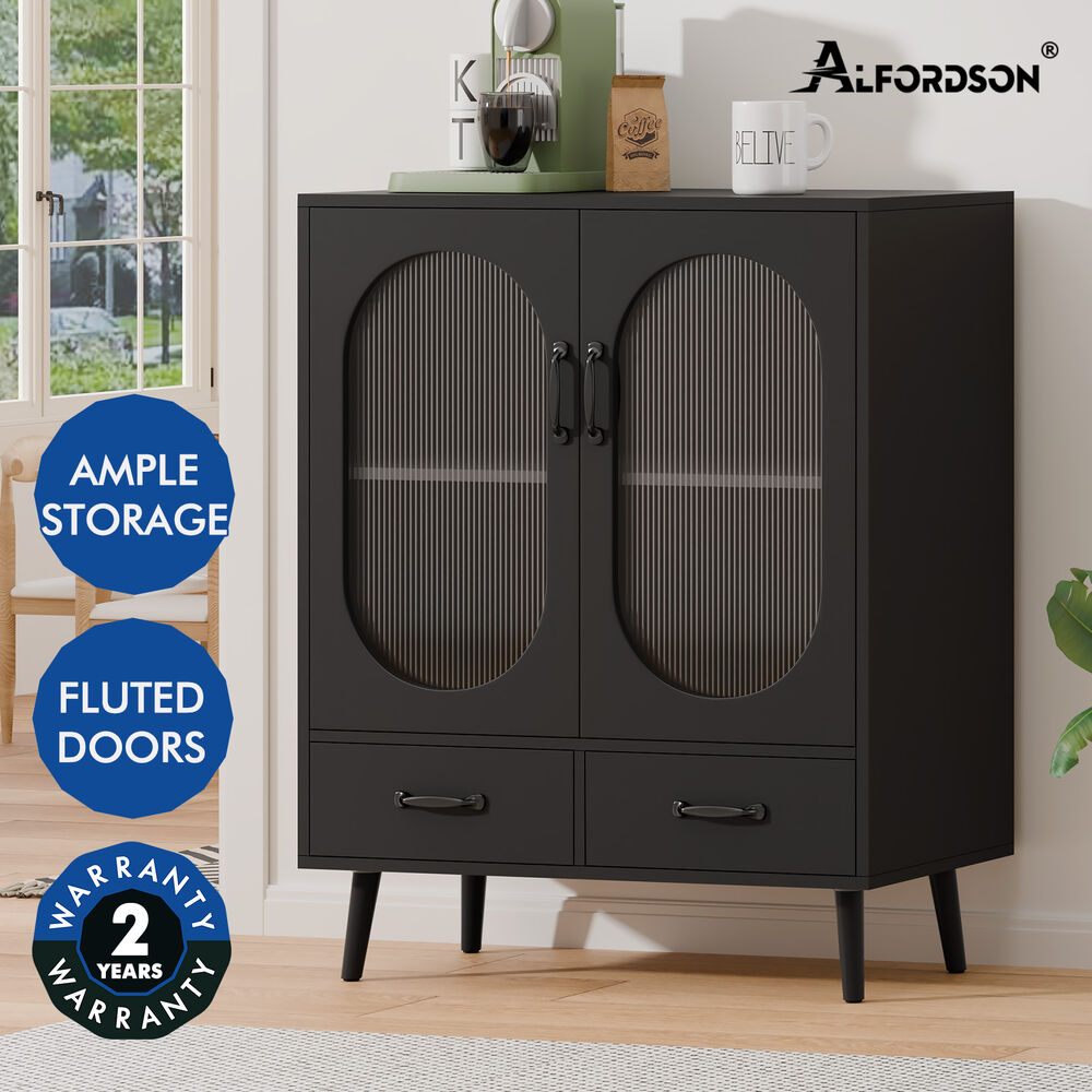 ALFORDSON Buffet Sideboard Cupboard Cabinet Storage Kitchen Hallway Doors Drawer - Picture 157 of 240