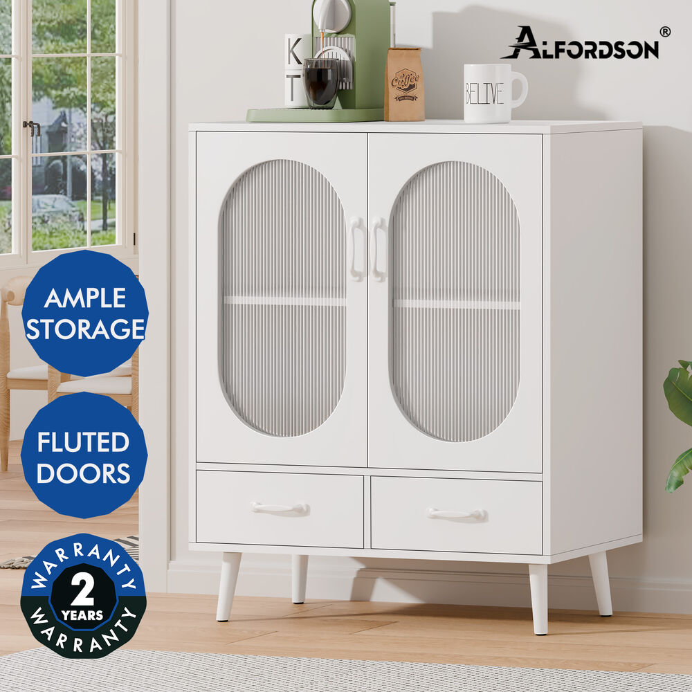 ALFORDSON Buffet Sideboard Cupboard Cabinet Storage Kitchen Hallway Doors Drawer - Picture 169 of 240