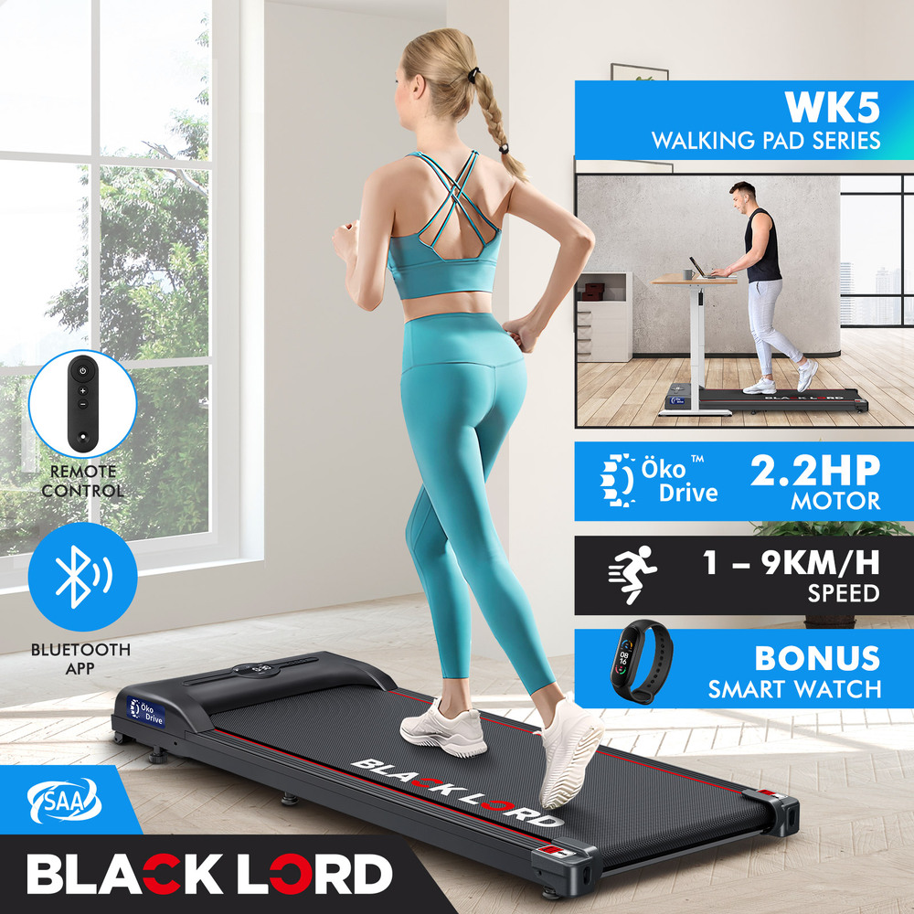 BLACK LORD Treadmill Electric Walking Pad Home Office Gym Fitness Remote Control - Picture 13 of 564