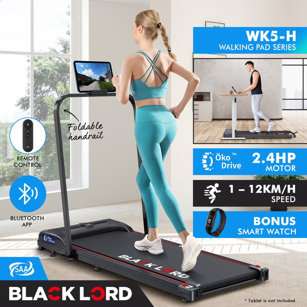 BLACK LORD Treadmill Electric Walking Pad Home Office Gym Fitness Remote Control - Picture 25 of 564
