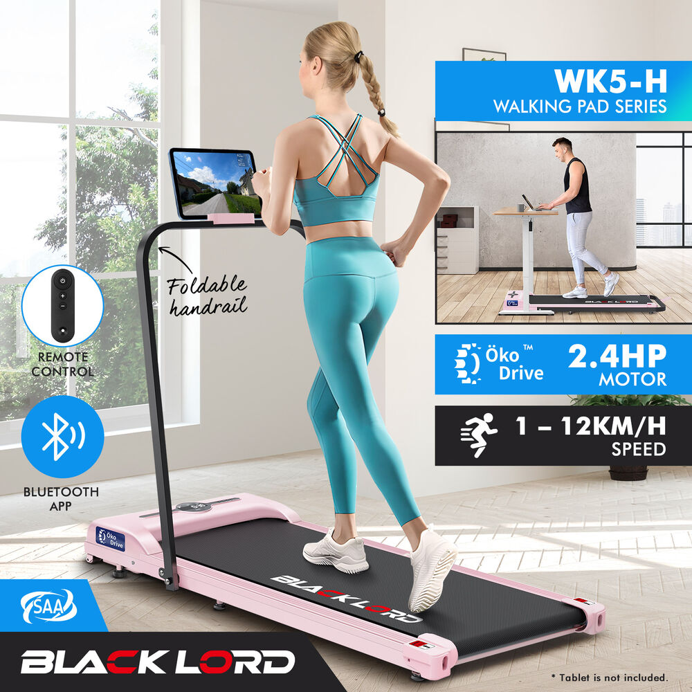 BLACK LORD Treadmill Electric Walking Pad Home Office Gym Fitness Remote Control - Picture 493 of 684