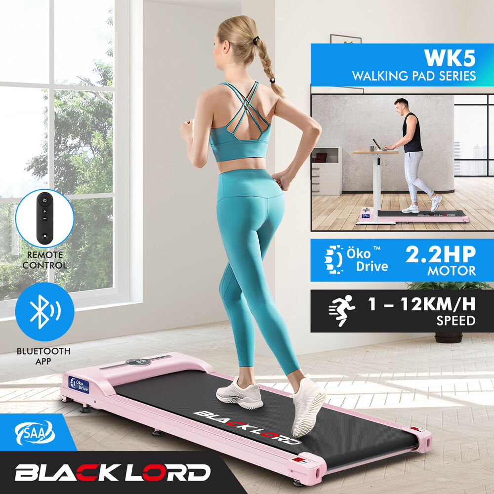 BLACK LORD Treadmill Electric Walking Pad Home Office Gym Fitness Remote Control - Picture 457 of 684