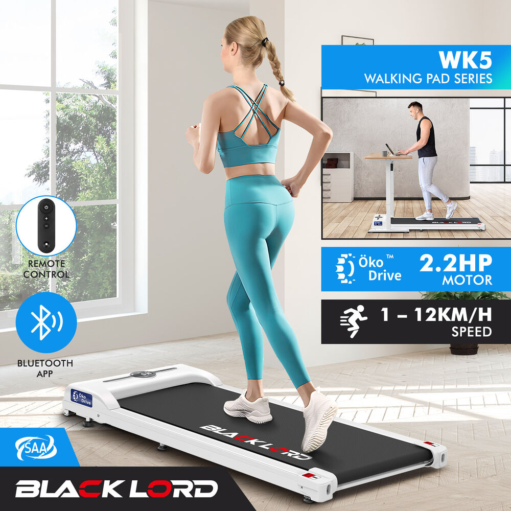 BLACK LORD Treadmill Electric Walking Pad Home Office Gym Fitness Remote Control - Picture 469 of 684