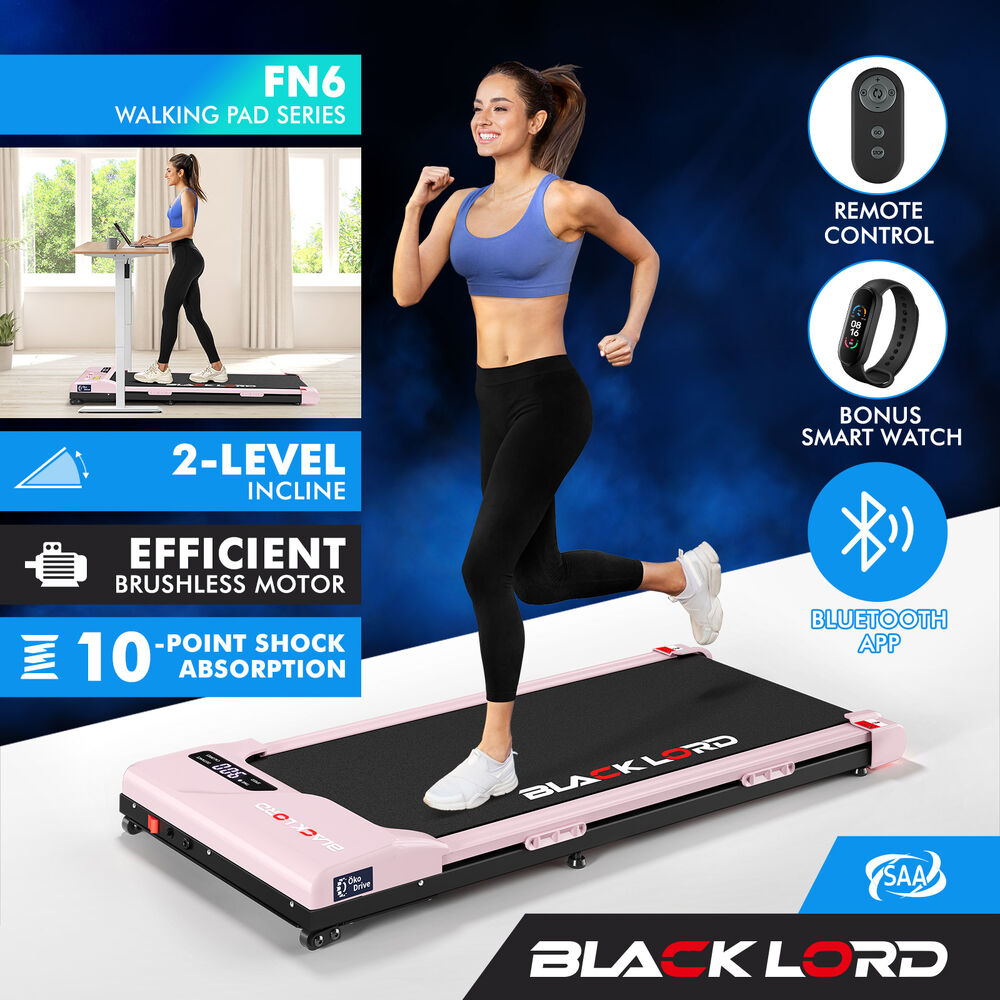 BLACK LORD Treadmill Electric Walking Pad Home Office Gym Fitness Remote Control - Picture 541 of 564
