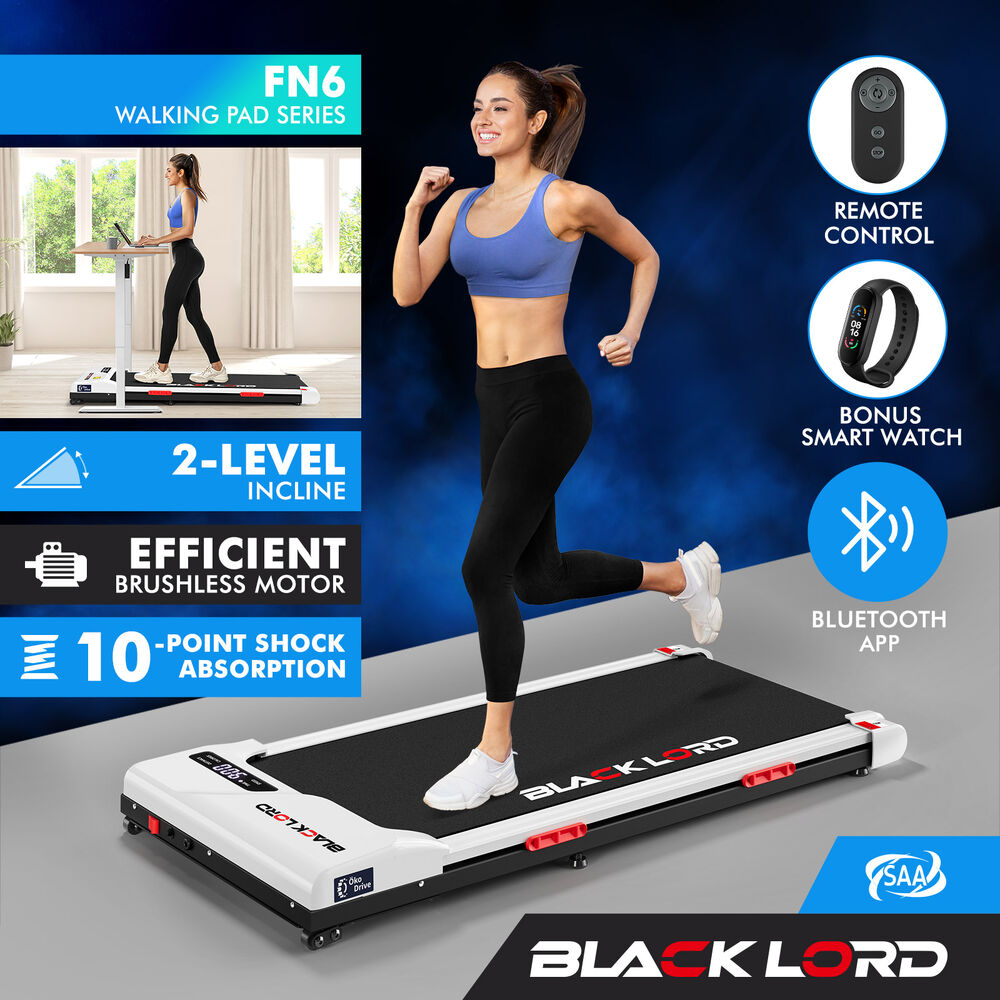 BLACK LORD Treadmill Electric Walking Pad Home Office Gym Fitness Remote Control - Picture 529 of 564