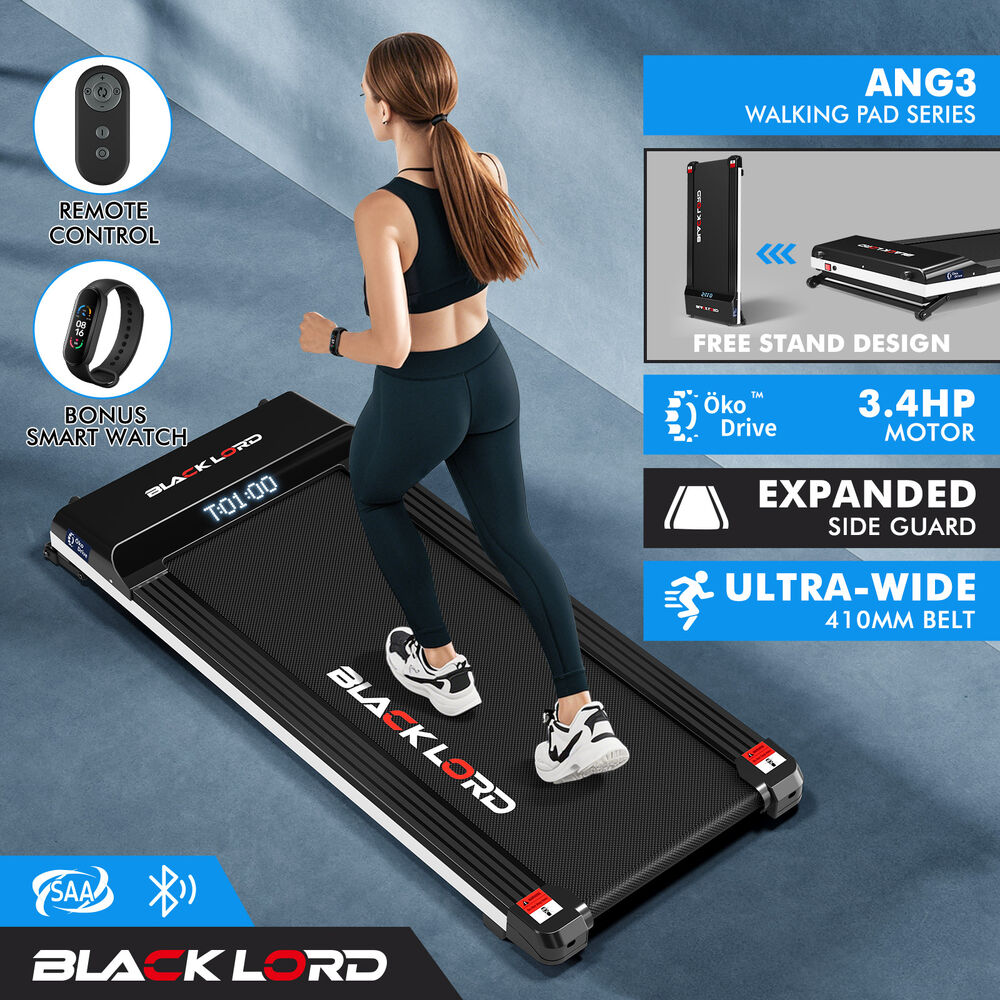 BLACK LORD Treadmill Electric Walking Pad Home Office Gym Fitness Remote Control - Picture 37 of 564