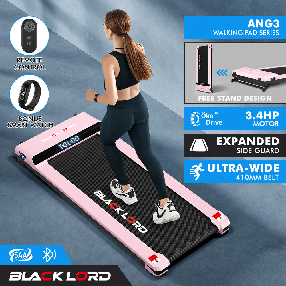 BLACK LORD Treadmill Electric Walking Pad Home Office Gym Fitness Remote Control - Picture 49 of 564