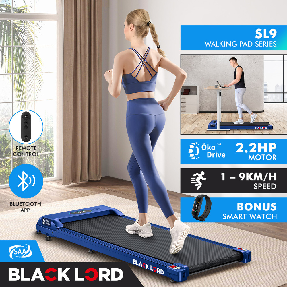 BLACK LORD Treadmill Electric Walking Pad Home Office Gym Fitness Remote Control - Picture 325 of 564