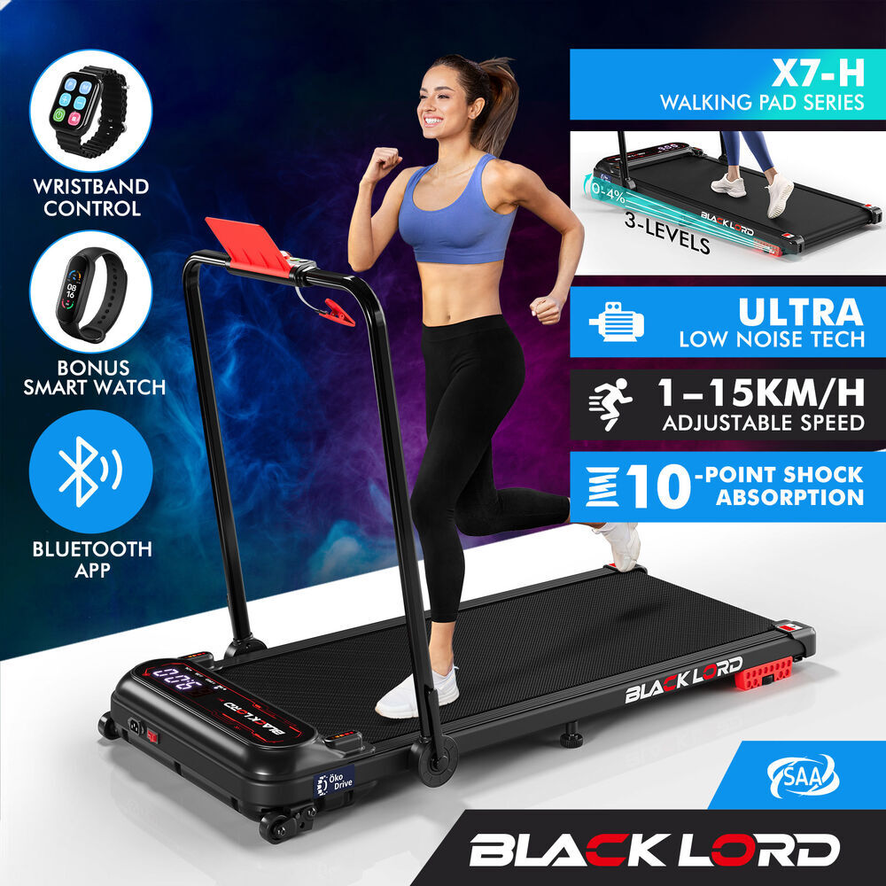 BLACK LORD Treadmill Electric Walking Pad Home Office Gym Fitness Remote Control - Picture 493 of 564