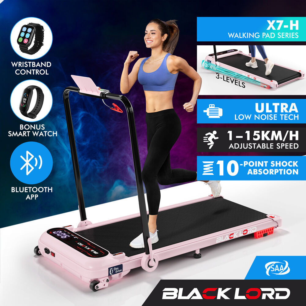 BLACK LORD Treadmill Electric Walking Pad Home Office Gym Fitness Remote Control - Picture 505 of 564