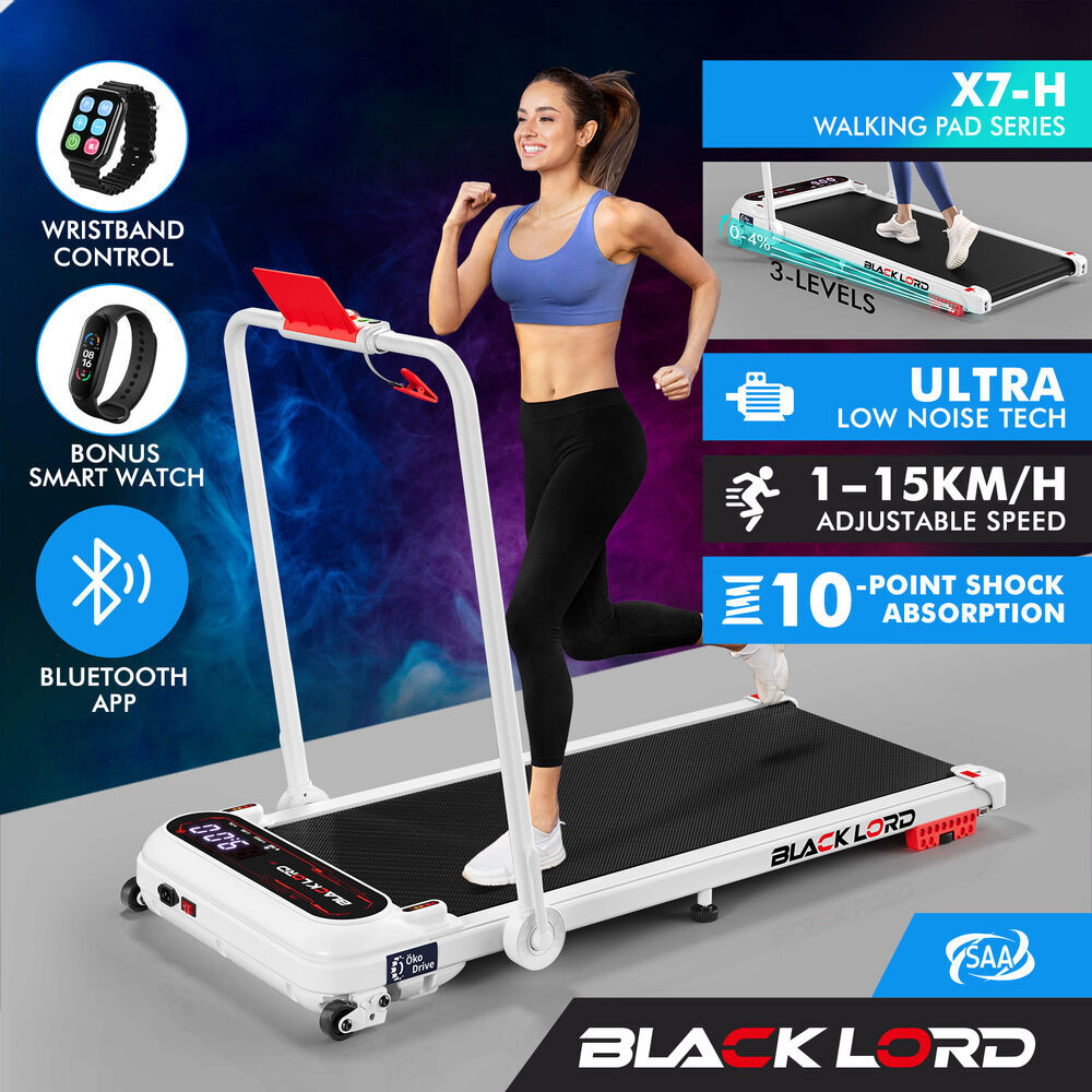 BLACK LORD Treadmill Electric Walking Pad Home Office Gym Fitness Remote Control - Picture 517 of 564