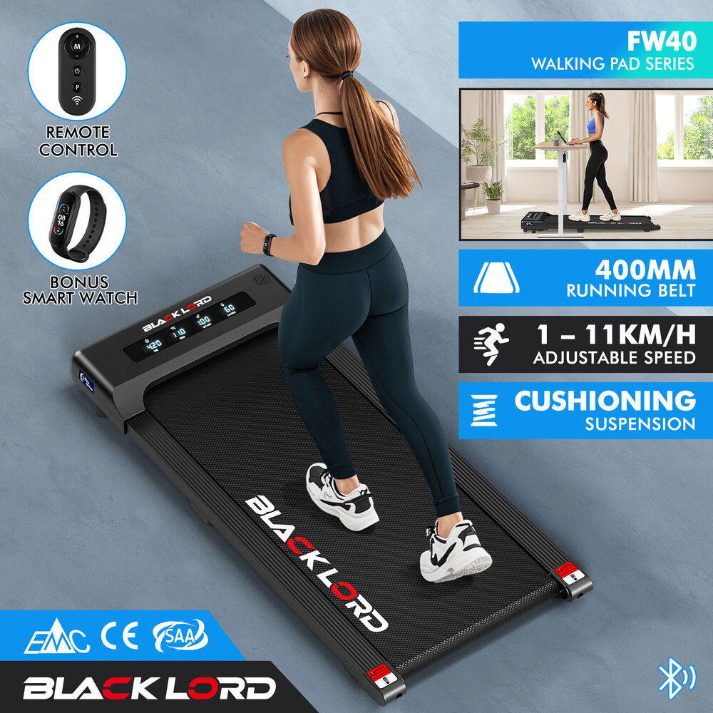 BLACK LORD Treadmill Electric Walking Pad Home Office Gym Fitness Remote Control - Picture 73 of 564