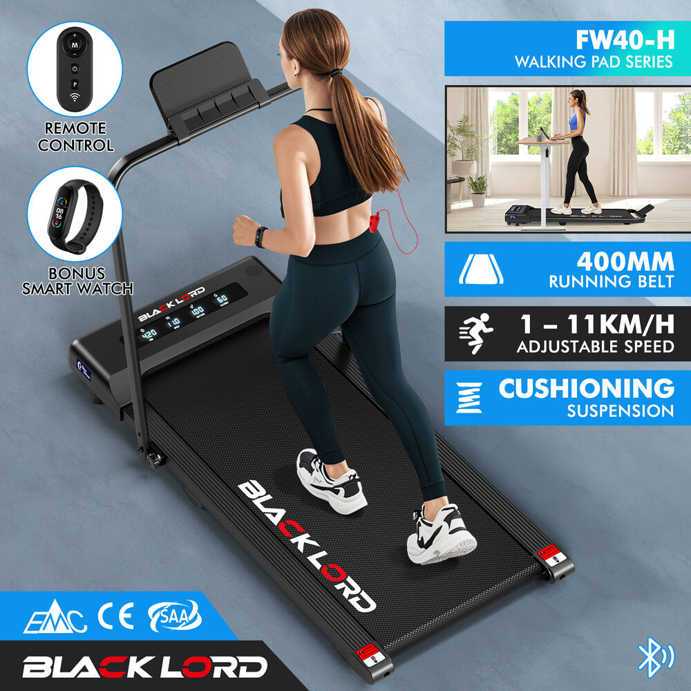 BLACK LORD Treadmill Electric Walking Pad Home Office Gym Fitness Remote Control - Picture 121 of 564