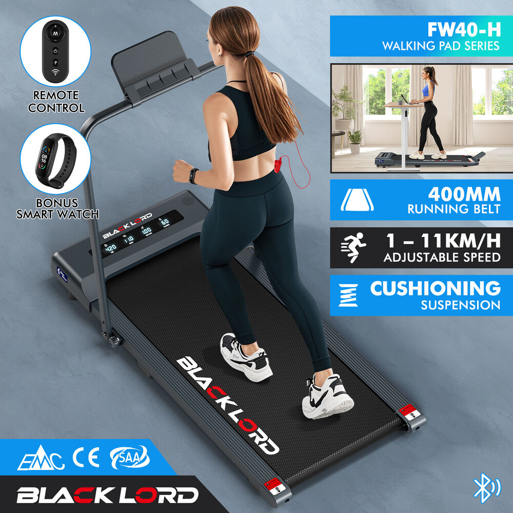 BLACK LORD Treadmill Electric Walking Pad Home Office Gym Fitness Remote Control - Picture 133 of 564