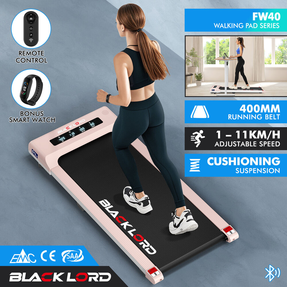 BLACK LORD Treadmill Electric Walking Pad Home Office Gym Fitness Remote Control - Picture 97 of 564