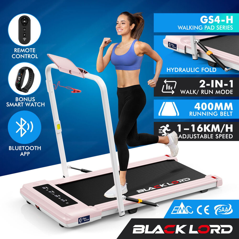 BLACK LORD Treadmill Electric Walking Pad Home Office Gym Fitness Remote Control - Picture 193 of 564