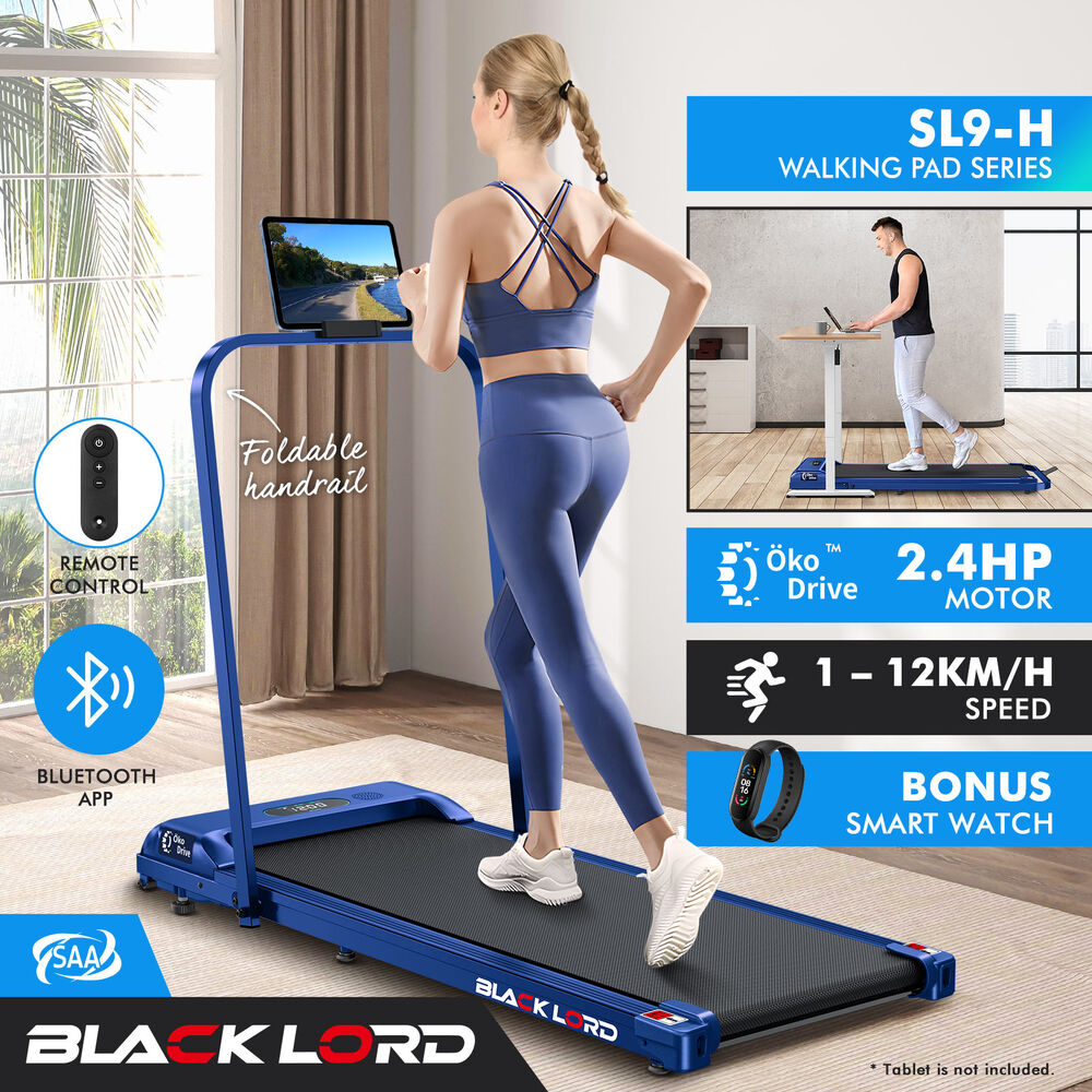 BLACK LORD Treadmill Electric Walking Pad Home Office Gym Fitness Remote Control - Picture 397 of 564