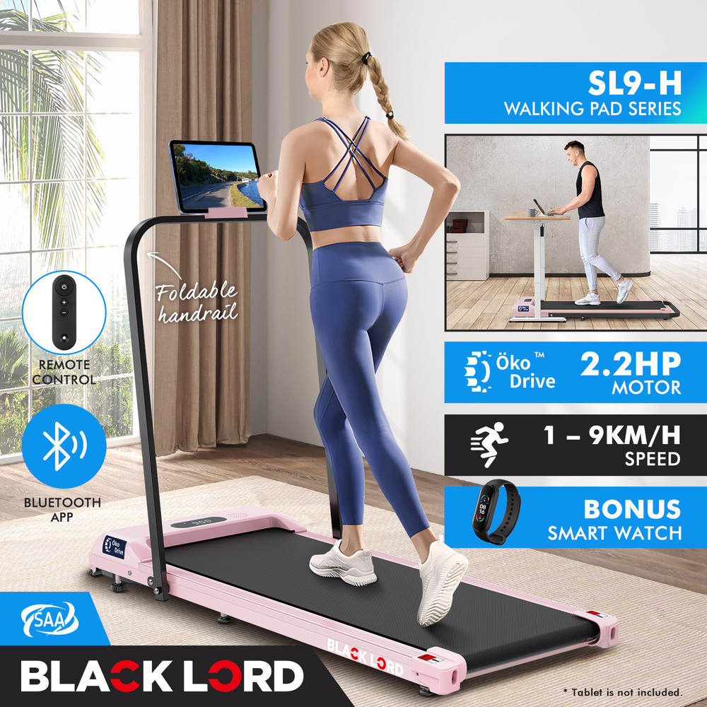 BLACK LORD Treadmill Electric Walking Pad Home Office Gym Fitness Remote Control - Picture 409 of 564