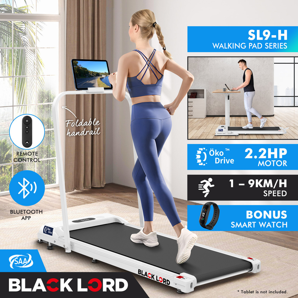 BLACK LORD Treadmill Electric Walking Pad Home Office Gym Fitness Remote Control - Picture 445 of 564