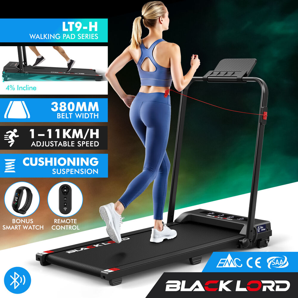 BLACK LORD Treadmill Electric Walking Pad Home Office Gym Fitness Remote Control - Picture 649 of 684