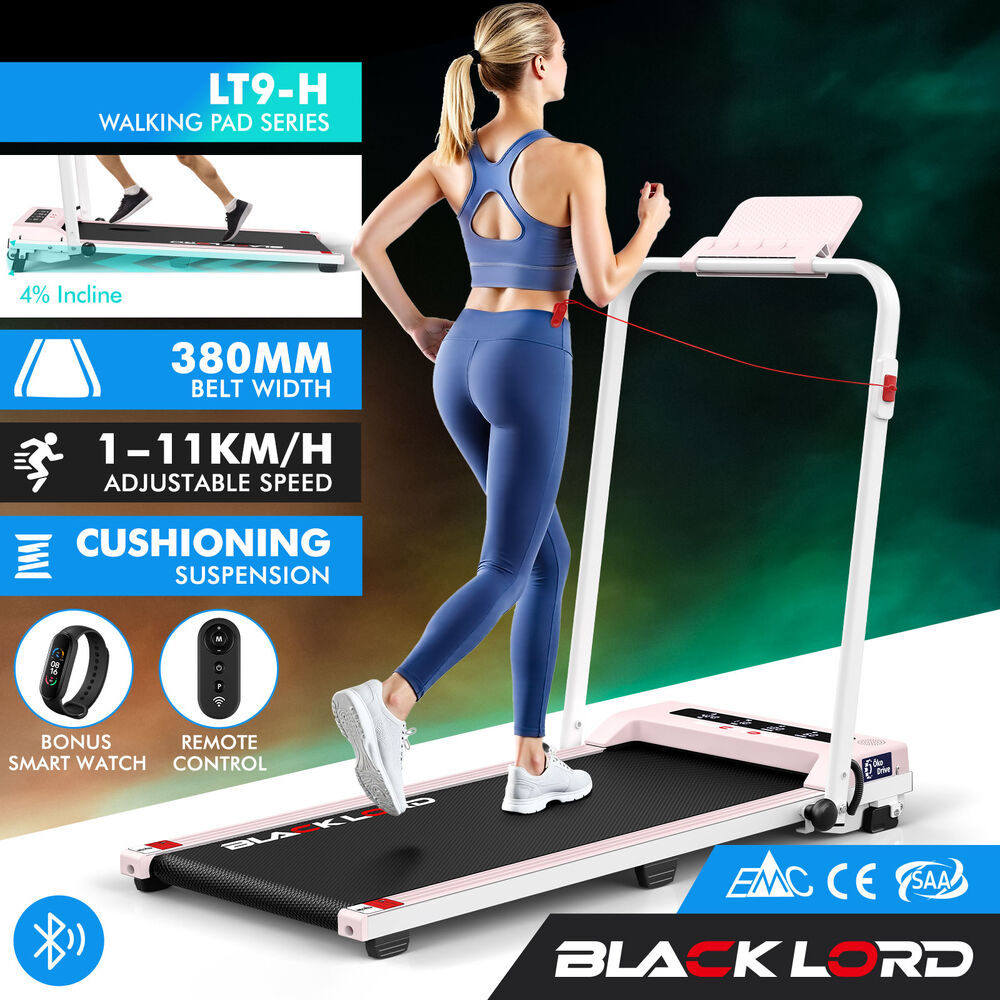 BLACK LORD Treadmill Electric Walking Pad Home Office Gym Fitness Remote Control - Picture 661 of 684