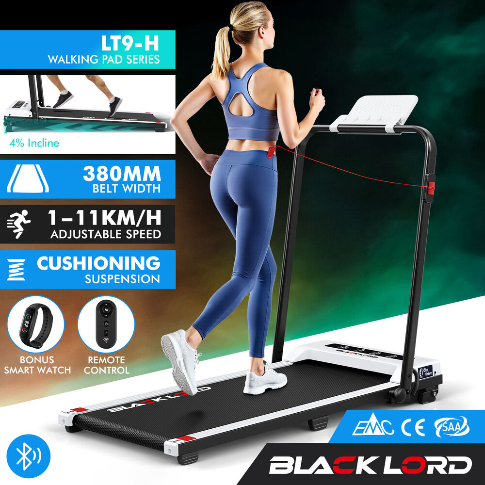 BLACK LORD Treadmill Electric Walking Pad Home Office Gym Fitness Remote Control - Picture 673 of 684
