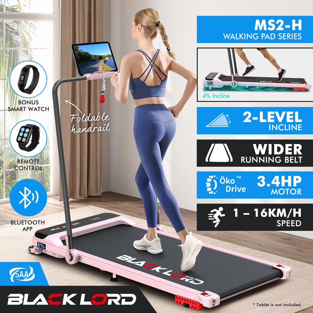 BLACK LORD Treadmill Electric Walking Pad Home Office Gym Fitness Remote Control - Picture 277 of 564