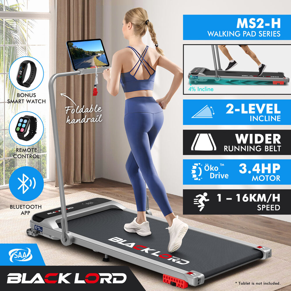 BLACK LORD Treadmill Electric Walking Pad Home Office Gym Fitness Remote Control - Picture 289 of 564