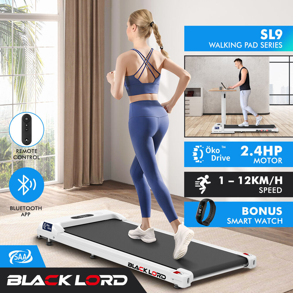 BLACK LORD Treadmill Electric Walking Pad Home Office Gym Fitness Remote Control - Picture 373 of 564