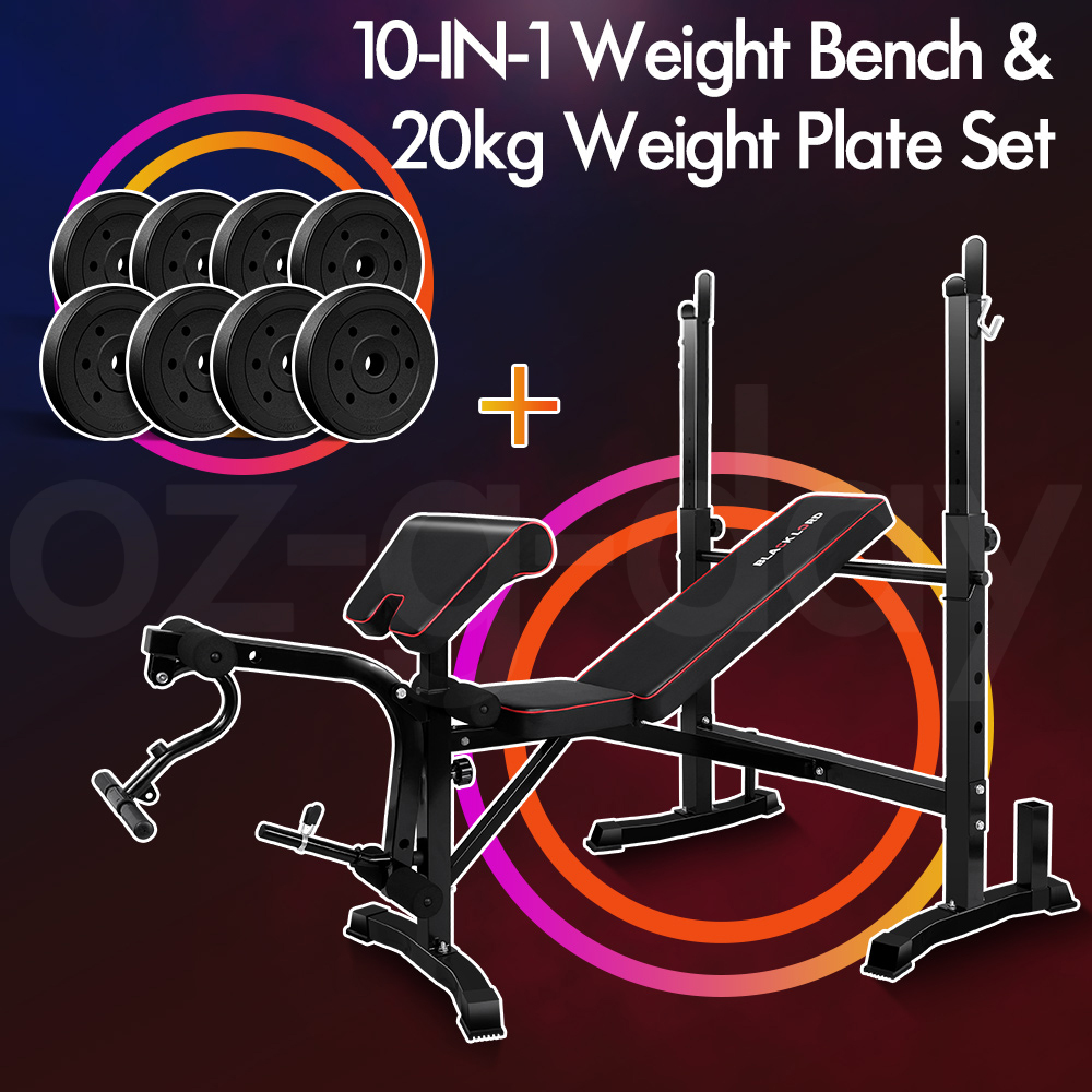 BLACK LORD Weight Bench With Adjustable Dumbbell Set Weight Lifting Home Gym - Picture 10 of 555