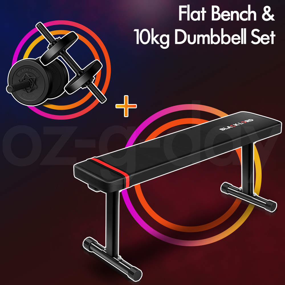 BLACK LORD Weight Bench With Adjustable Dumbbell Set Weight Lifting Home Gym - Picture 82 of 555