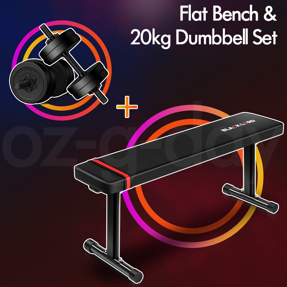 BLACK LORD Weight Bench With Adjustable Dumbbell Set Weight Lifting Home Gym - Picture 106 of 555