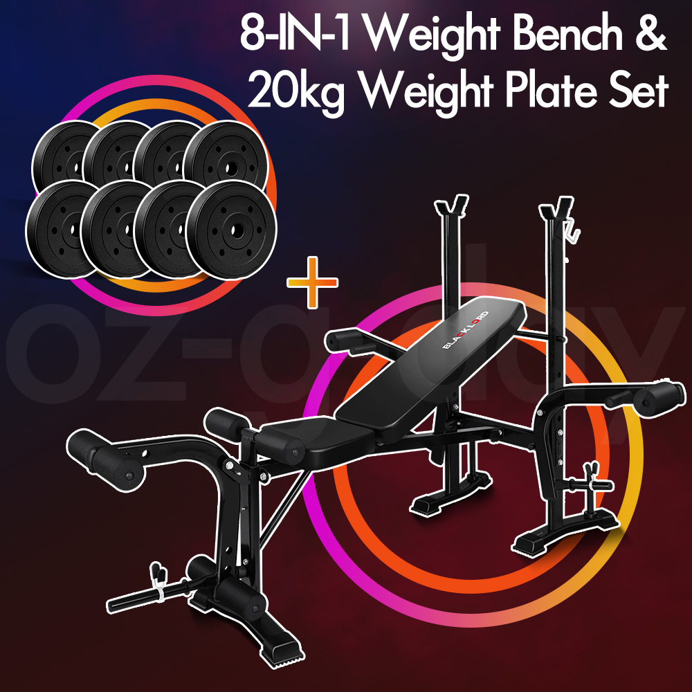 BLACK LORD Weight Bench With Adjustable Dumbbell Set Weight Lifting Home Gym - Picture 13 of 555