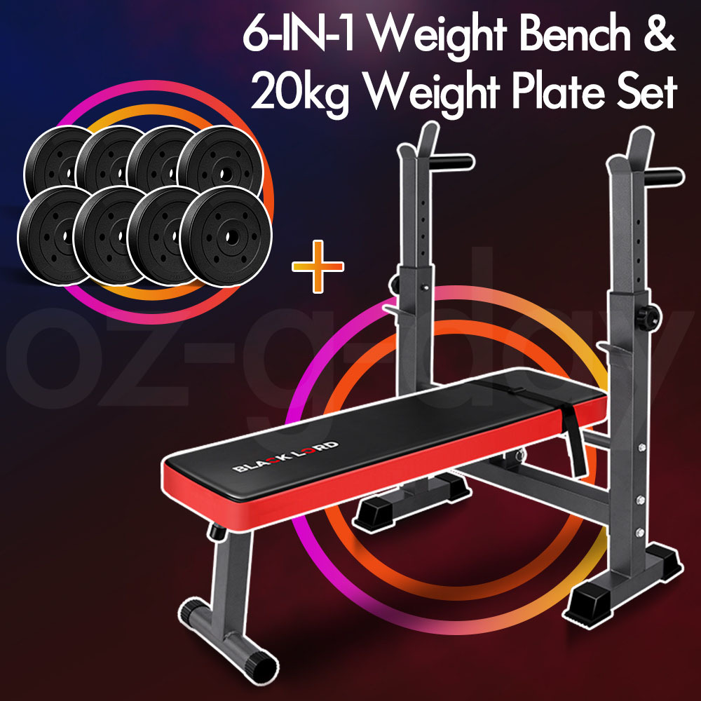 BLACK LORD Weight Bench With Adjustable Dumbbell Set Weight Lifting Home Gym - Picture 19 of 555