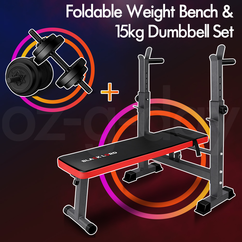BLACK LORD Weight Bench With Adjustable Dumbbell Set Weight Lifting Home Gym - Picture 178 of 555