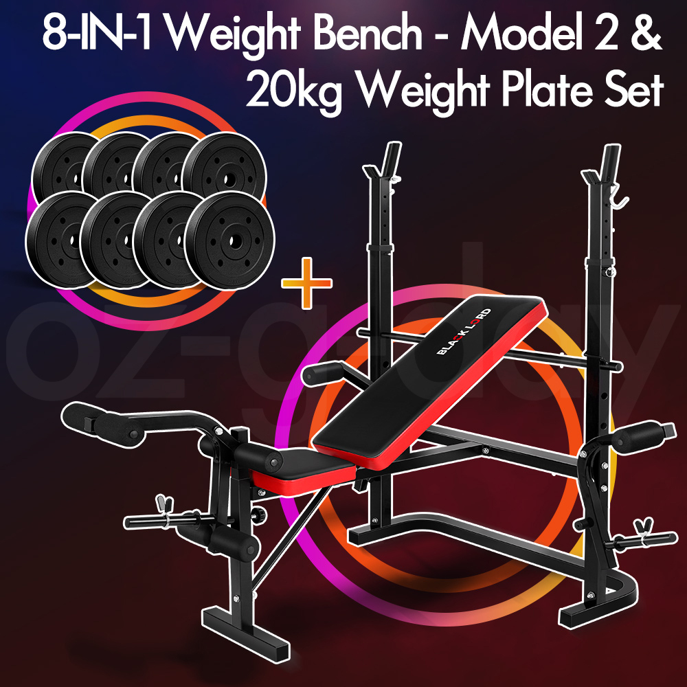 BLACK LORD Weight Bench With Adjustable Dumbbell Set Weight Lifting Home Gym - Picture 16 of 555