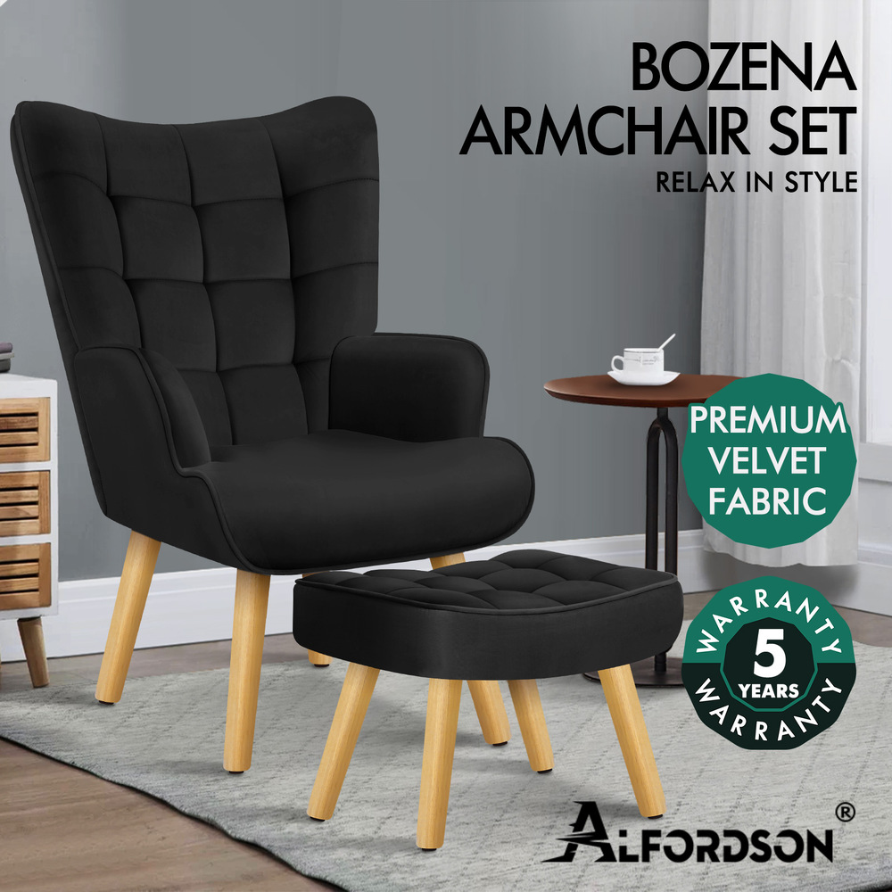 ALFORDSON Armchair Lounge Chair Featherston Contour Accent Chair Replica Couch - Picture 49 of 84