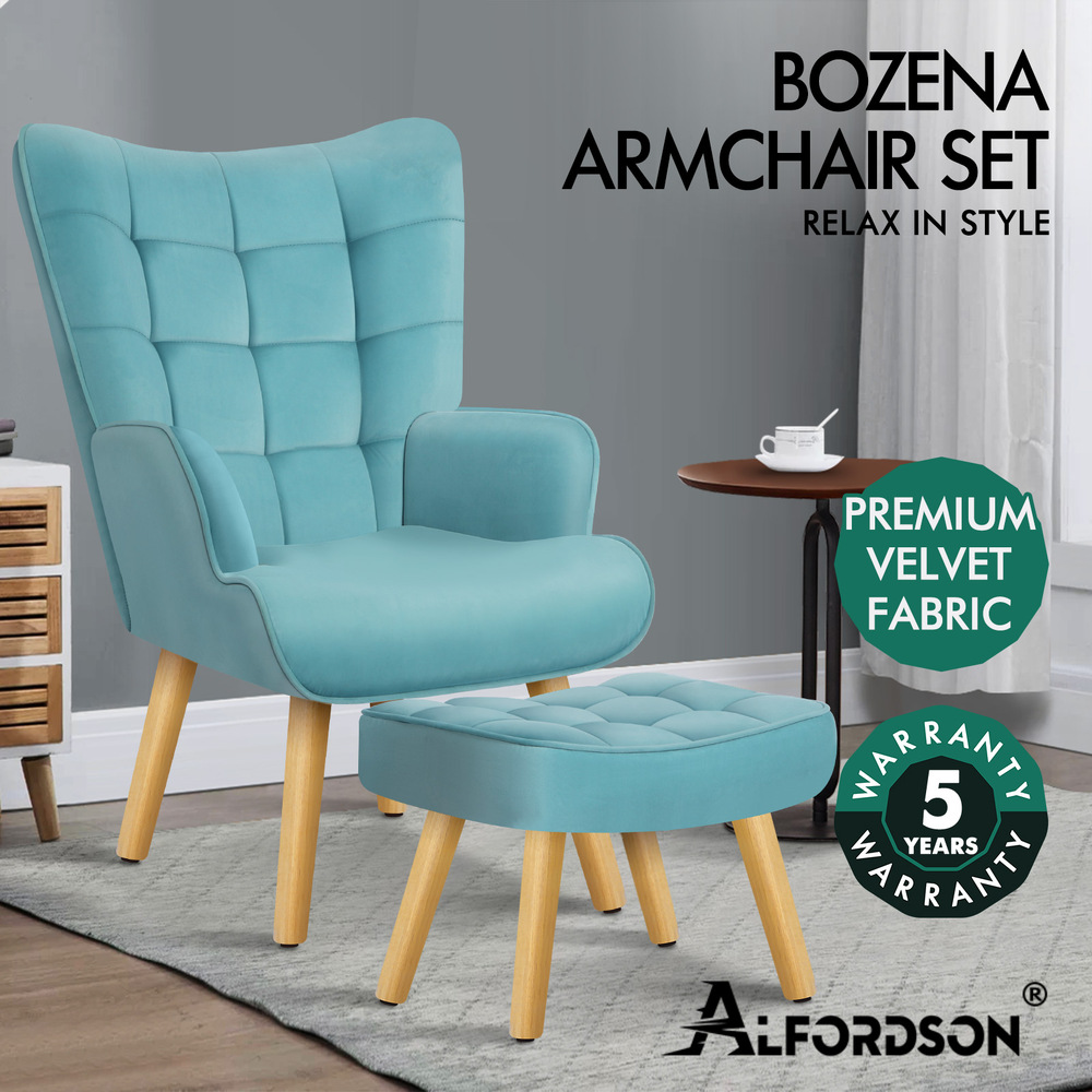 ALFORDSON Armchair Lounge Chair Featherston Contour Accent Chair Replica Couch - Picture 37 of 84
