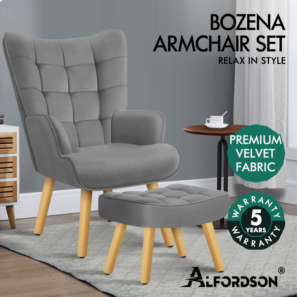 ALFORDSON Armchair Lounge Chair Featherston Contour Accent Chair Replica Couch - Picture 73 of 84