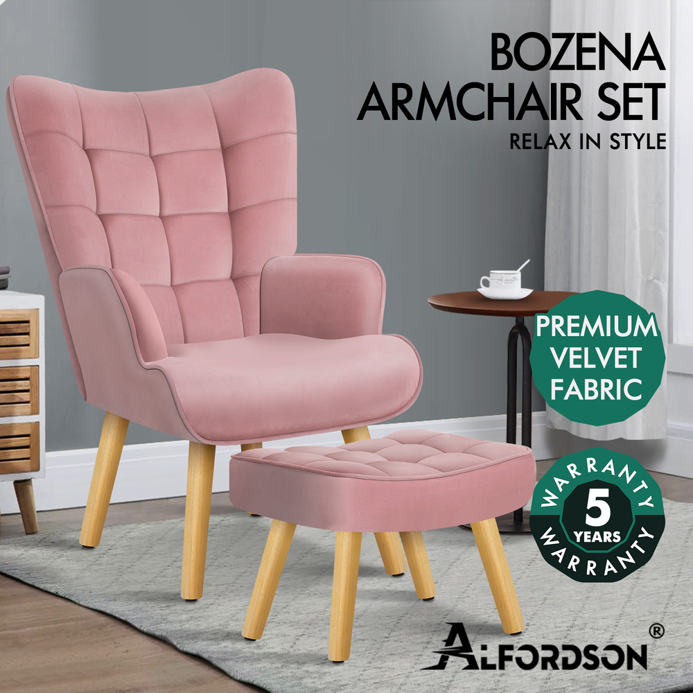 ALFORDSON Armchair Lounge Chair Featherston Contour Accent Chair Replica Couch - Picture 25 of 84