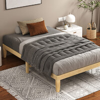 ALFORDSON Bed Frame Wooden Timber Single Size Mattress Base Platform Pramod Oak