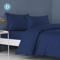 STARRY EUCALYPT Bed Sheet Set 4 Pieces 3 Pieces Beddings(Blue, Double)