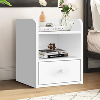 ALFORDSON Bedside Table Nightstand Storage Cabinet Side End 1 Drawer White