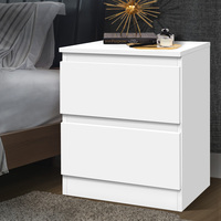 ALFORDSON Bedside Table Nightstand Storage Cabinet Side End Table White