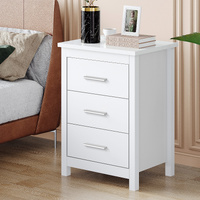 ALFORDSON Bedside Table Hamo Nightstand Storage Side End 3 Drawers White